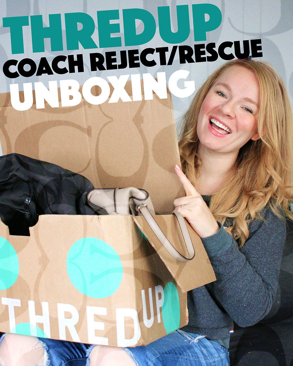 ThredUP Rescue Designer Handbags Haul & Unboxing Video