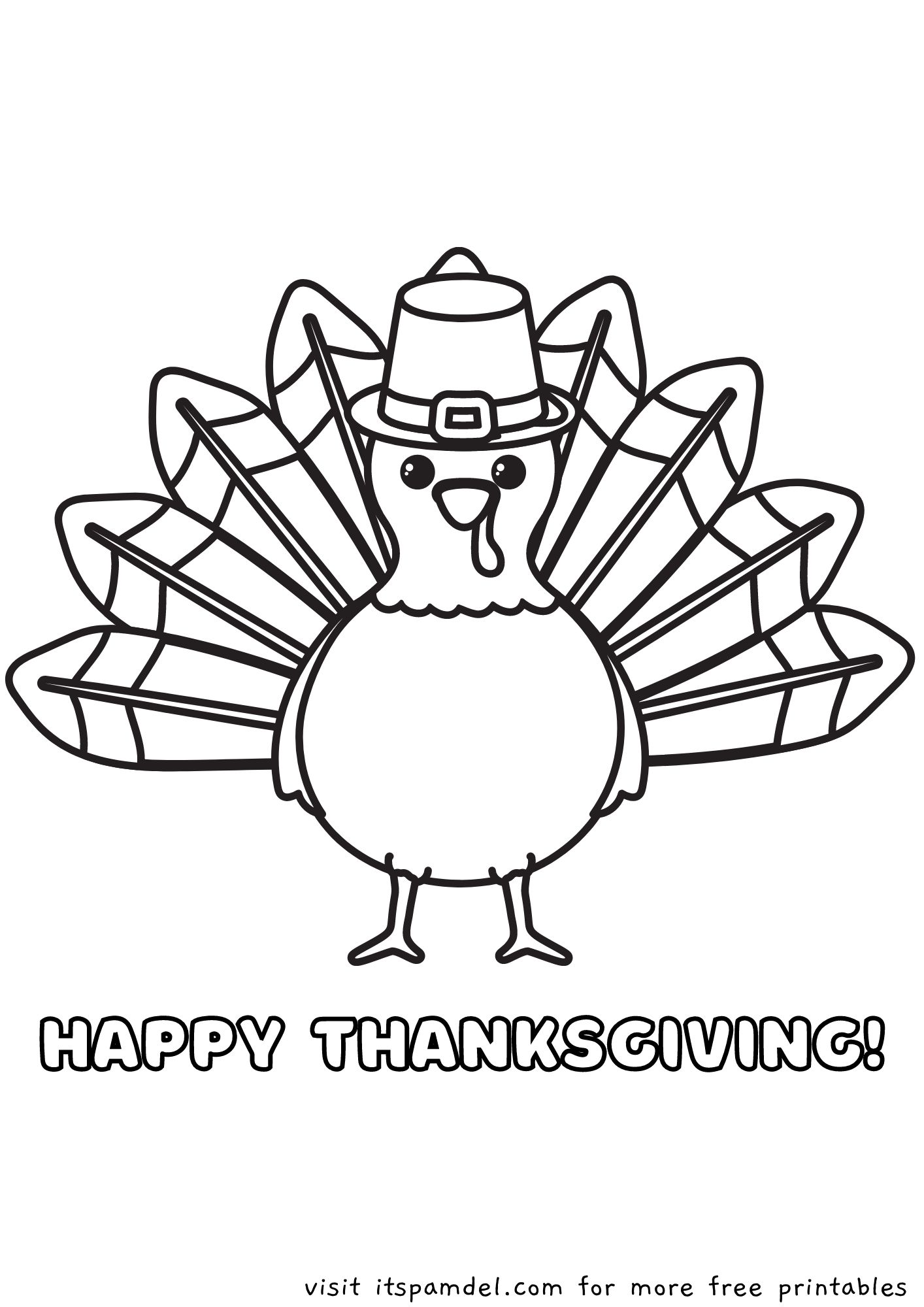 Free Printable Thanksgiving Coloring Pages for Kids   It's Pam Del