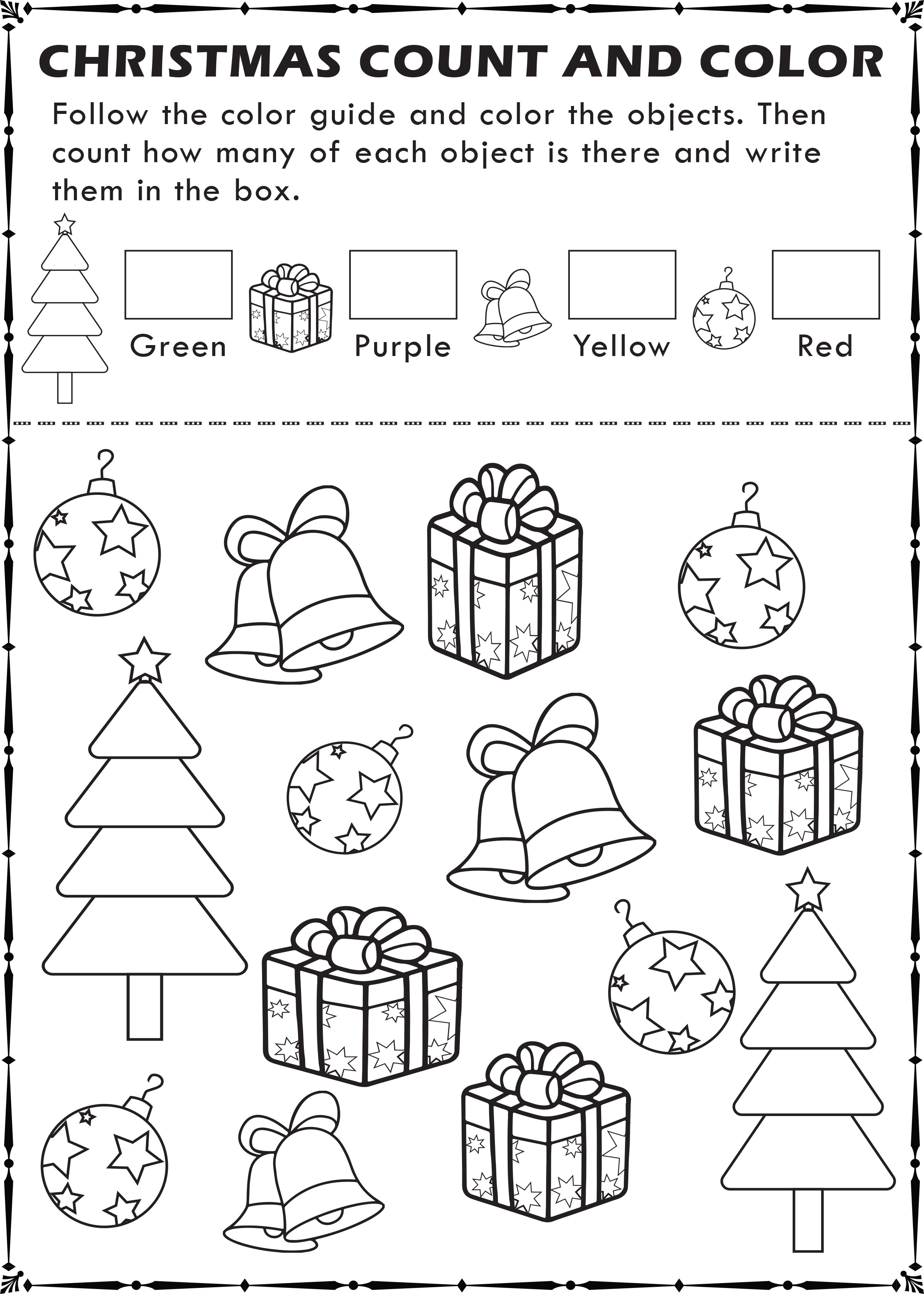 Free Printable Christmas Worksheets Printable Templates