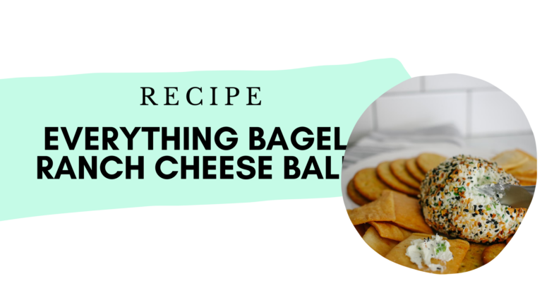 Everything Bagel Ranch Cheese Ball
