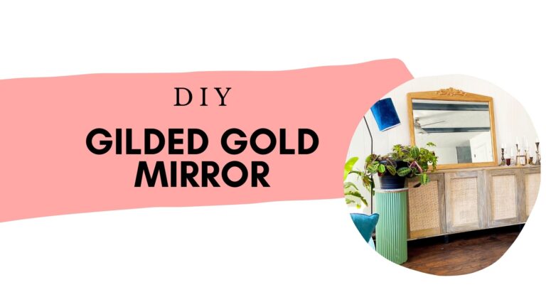 DIY Anthropologie Inspired Mirror