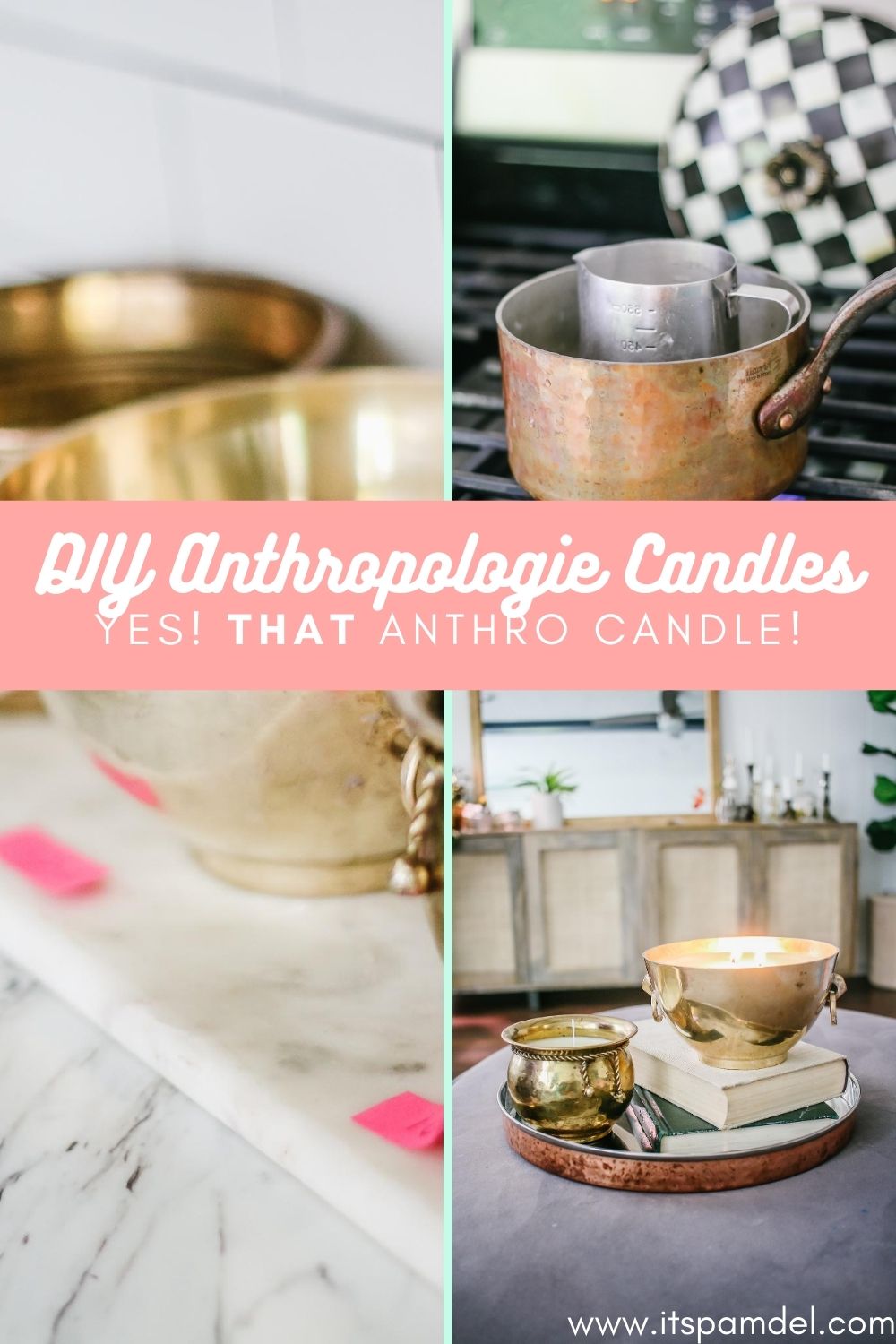 DIY Anthropologie Candle Dupe using Ikonart Stencil & Etchall Etching Creme  