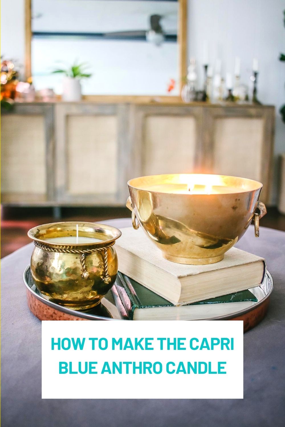 Easy DIY Natural Room Spray recipe for Anthro Capri Blue Volcano